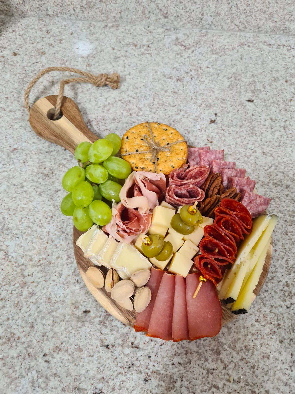 Tabla Chica Redonda con Mango