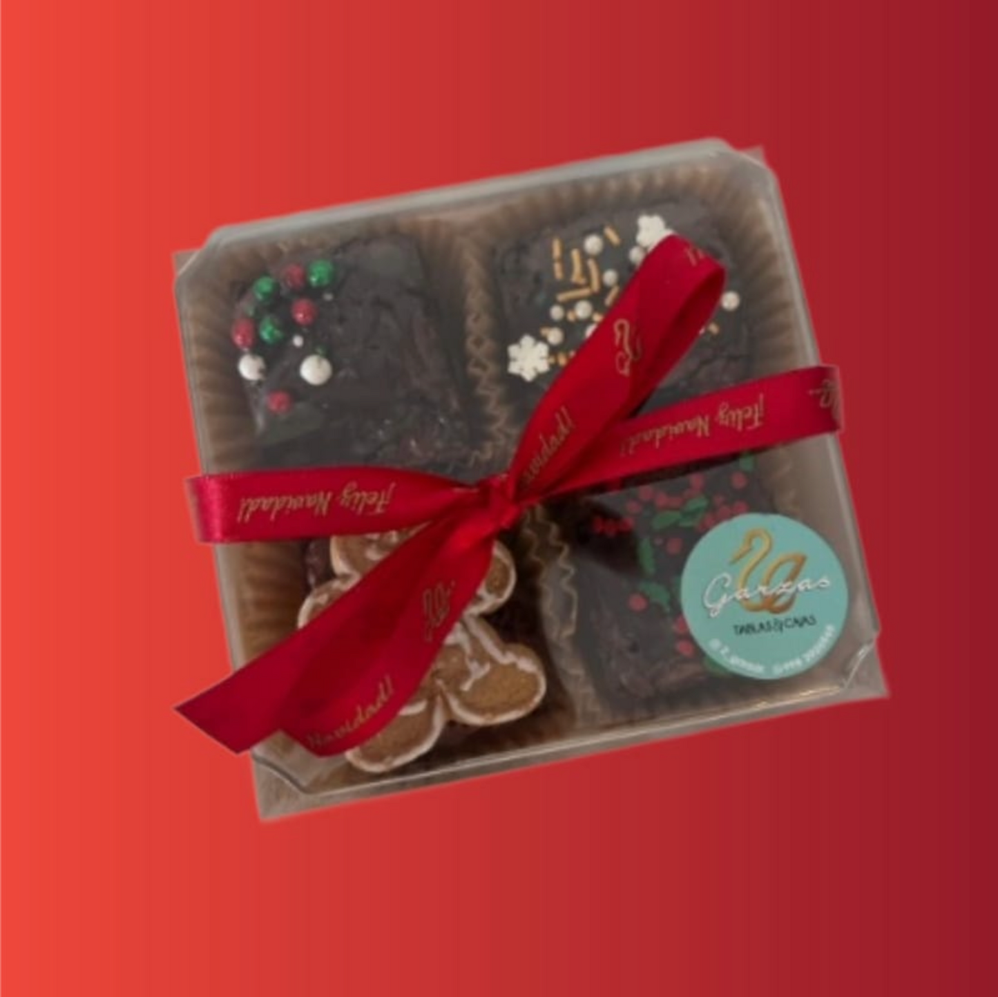 Caja con 4 Brownies
