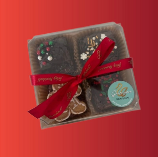 Caja con 4 Brownies