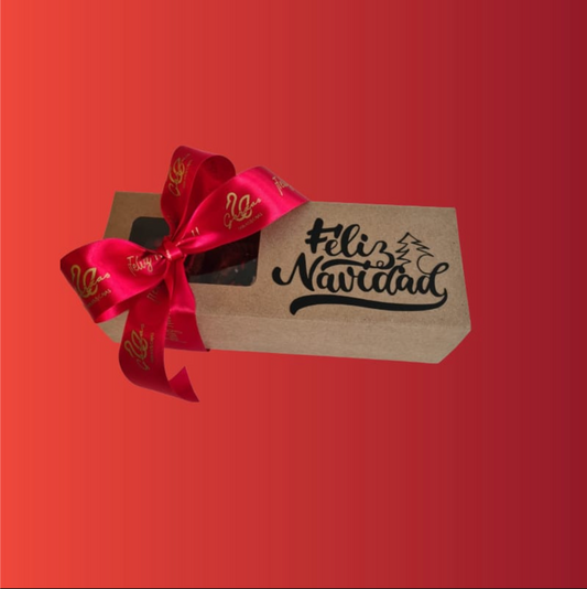 Caja kraf con Brownies