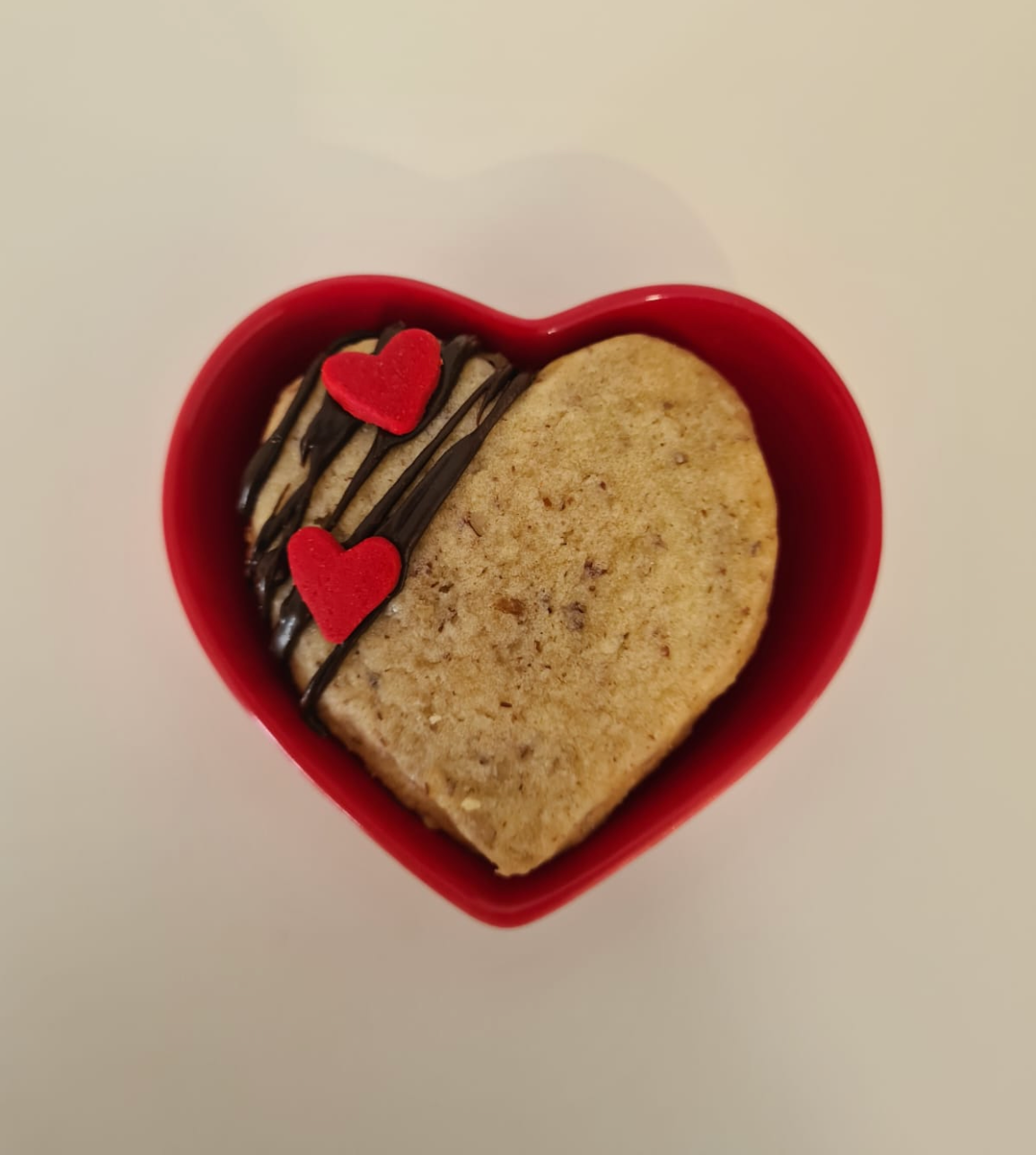 Bowl de Corazón con Galleta