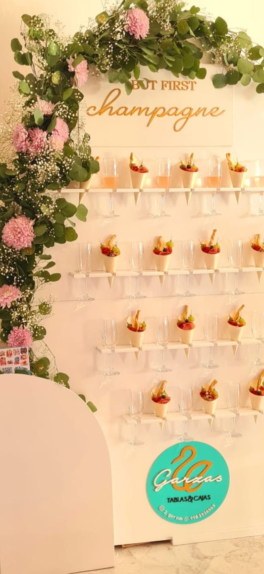 Pared Iluminada de Champagne